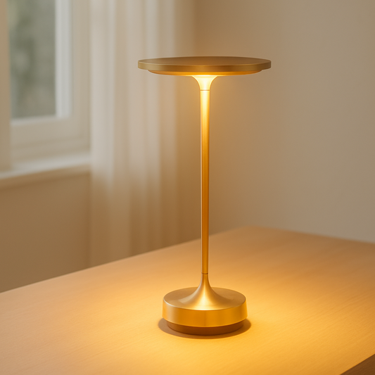 ASTERA - Stylish Iron Painted Rechargeable Table Lamp