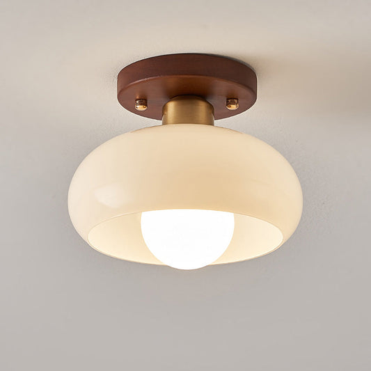 CREMORA - Elegant French Design Glass Ceiling Light