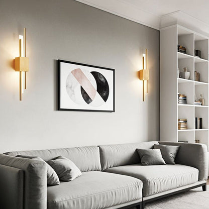 VIOLARA - Black and Gold Modern Wall Light