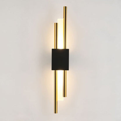 VIOLARA - Black and Gold Modern Wall Light