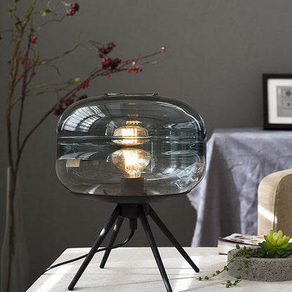 LUMIVIA - Modern Glass Bedside Table Lamp