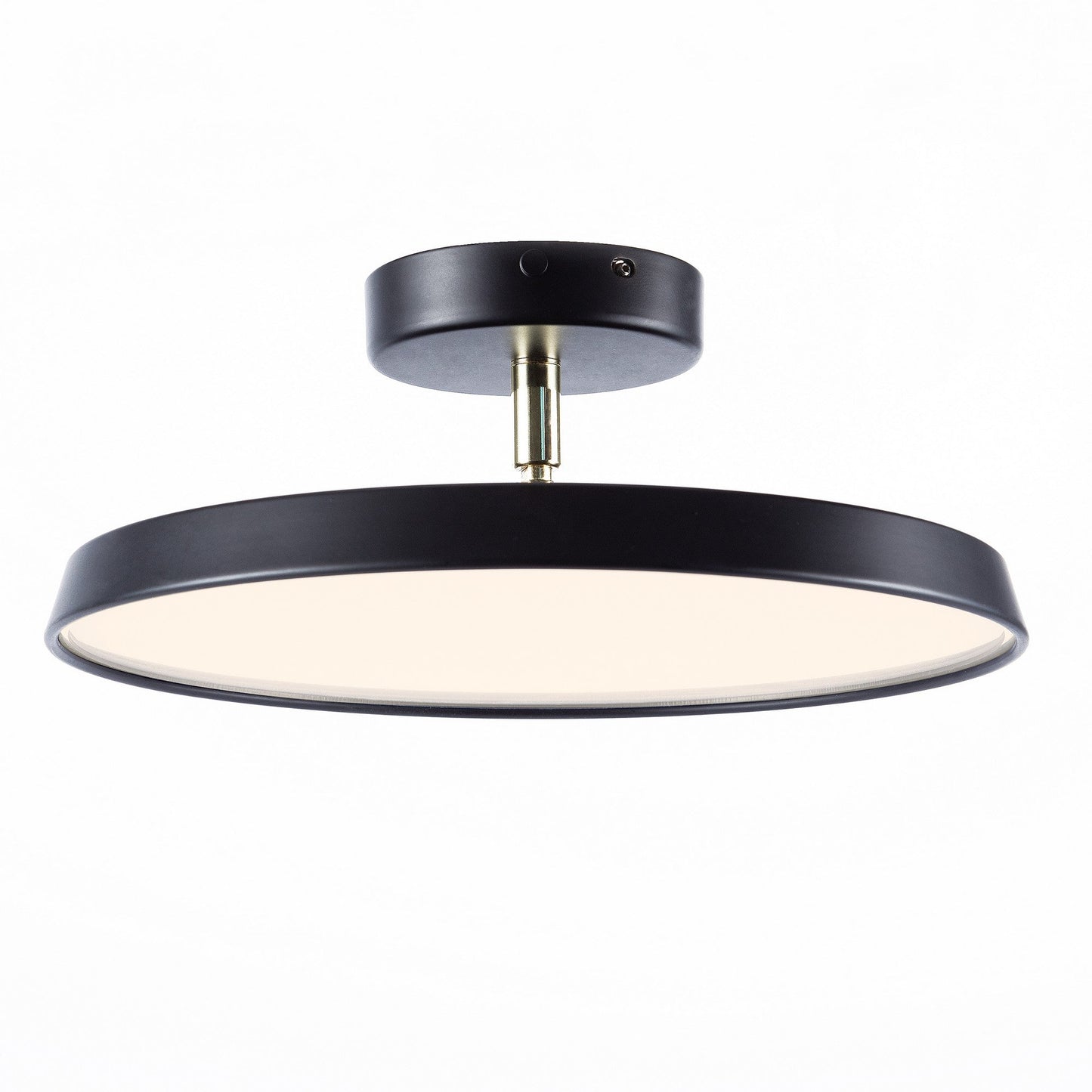 LUMINOA - Modern White LED Semi-Flush Ceiling Light