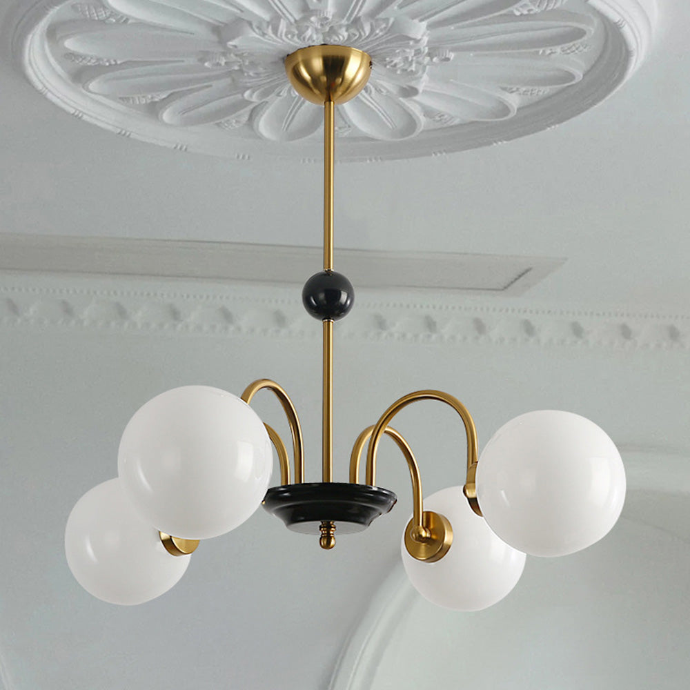 LUMOUR - Chrome Globe Moderne Plafondlamp