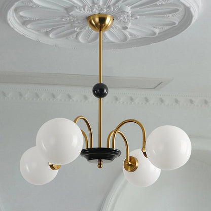 LUMOUR - Chrome Globe Moderne Plafondlamp