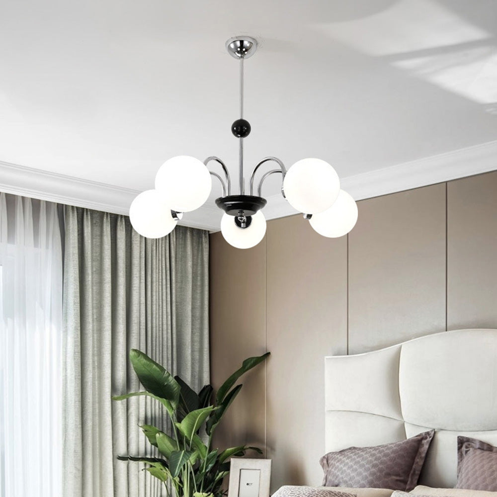 LUMOUR - Chrome Globe Moderne Plafondlamp