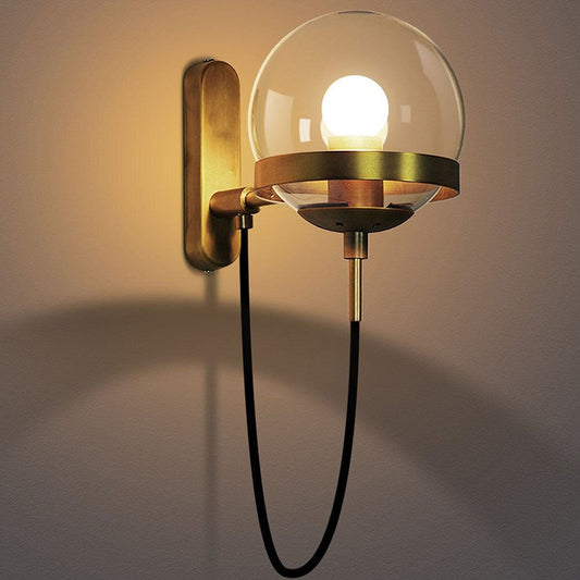 AURORABELLE - Elegant Retro Glass Ball Wall Light