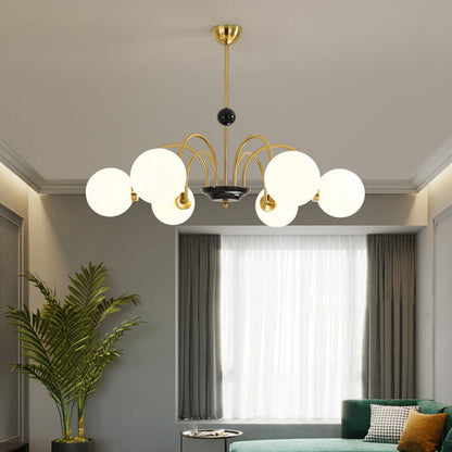 LUMOUR - Chrome Globe Moderne Plafondlamp