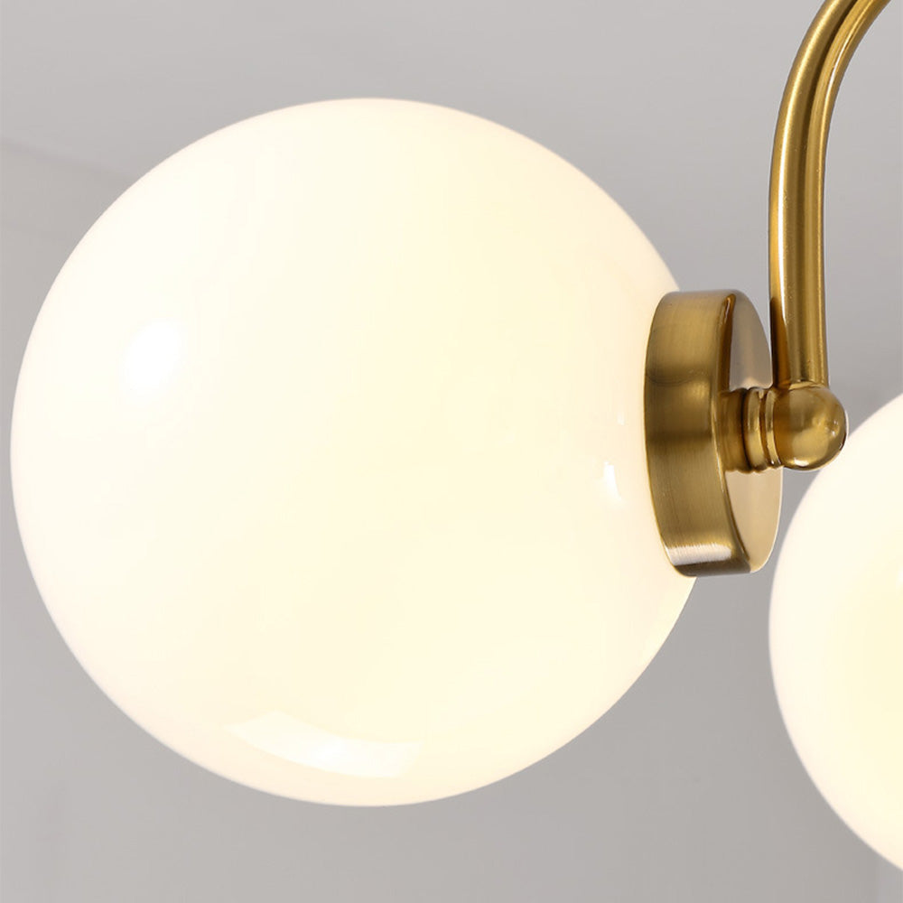 LUMOUR - Chrome Globe Moderne Plafondlamp