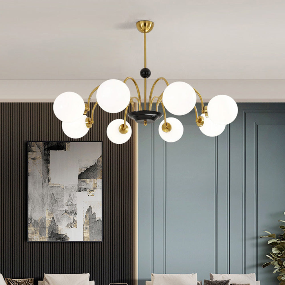 LUMOUR - Chrome Globe Moderne Plafondlamp