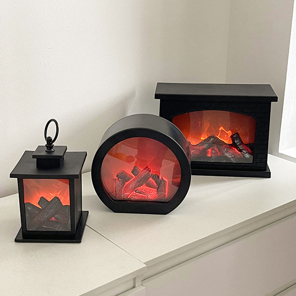 FIRESCAPE - Christmas Fireplace LED Lantern