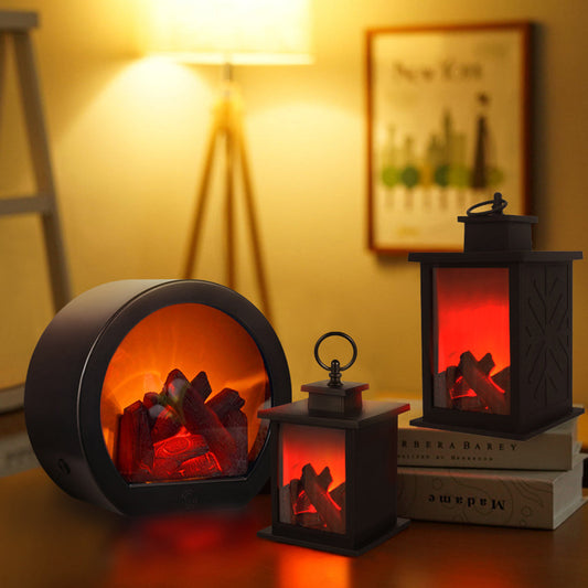 FIRESCAPE - Christmas Fireplace LED Lantern