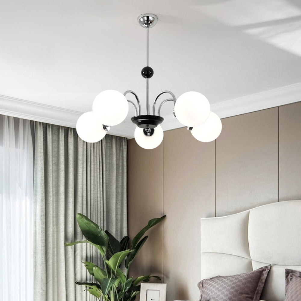 LUMOUR - Chrome Globe Moderne Plafondlamp