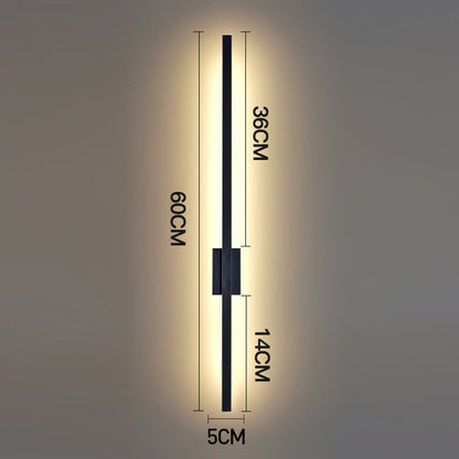 ELOXA - Minimalistische ijzeren wandlamp