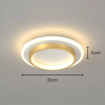 AURAVEA - Art Deco Acryl LED Plafondlamp