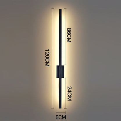 ELOXA - Minimalistische ijzeren wandlamp