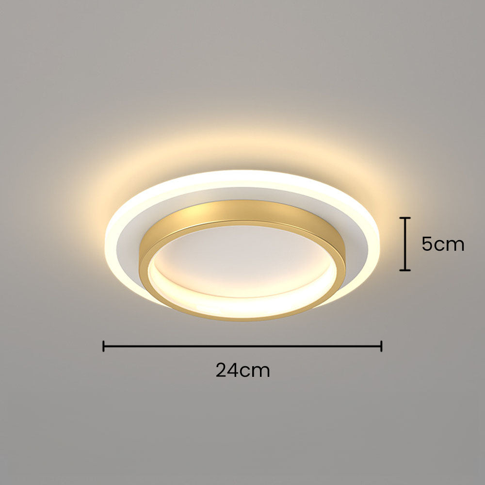 AURAVEA - Art Deco Acryl LED Plafondlamp