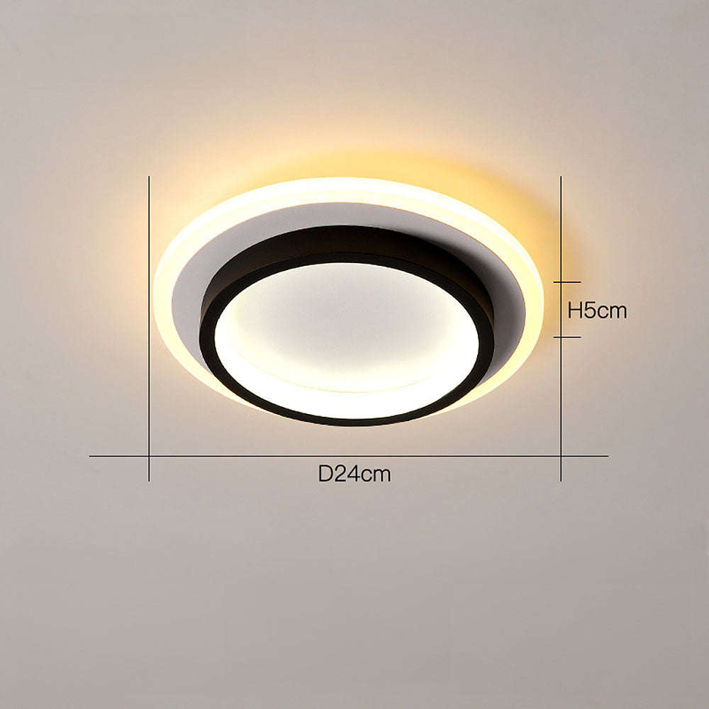 AURAVEA - Art Deco Acryl LED Plafondlamp