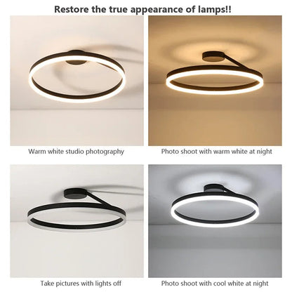 SOLVIA - Modern Nordic LED Ceiling Light